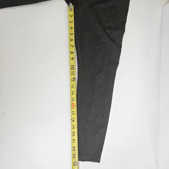 Athleta Delancy Houndstooth Tight Small Petite Black Brown - Picture 4 of 8